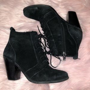 Jessica Simpson heeled lace up booties